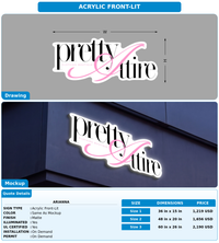 CUSTOM MOCKUP SIGN FOR Arianna