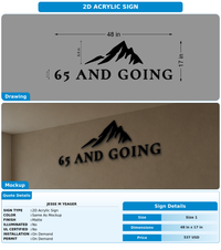 CUSTOM MOCKUP SIGN FOR Jesse M Yeager