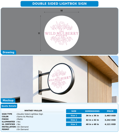 CUSTOM MOCKUP SIGN FOR Whitney Muller