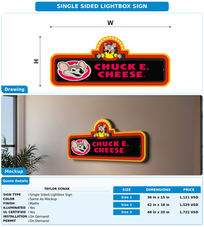 CUSTOM MOCKUP SIGN FOR Taylor sonak