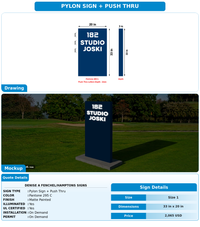 CUSTOM MOCKUP SIGN FOR DENISE A FENCHEL/Hamptons Signs