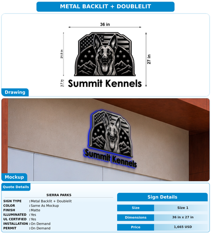 CUSTOM MOCKUP SIGN FOR Sierra Parks