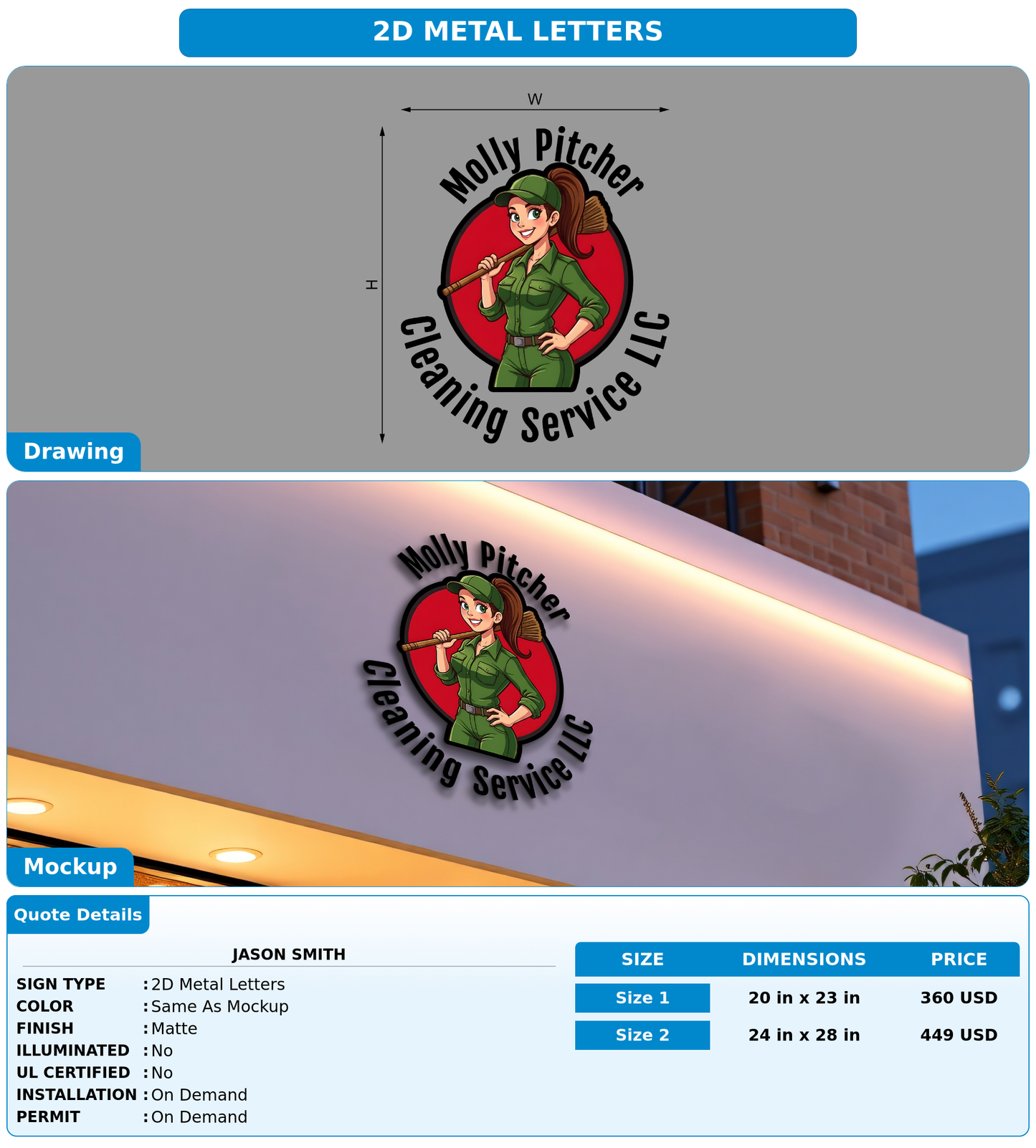 CUSTOM MOCKUP SIGN FOR Jason Smith