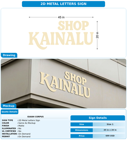 CUSTOM MOCKUP SIGN FOR Isaiah Corpus