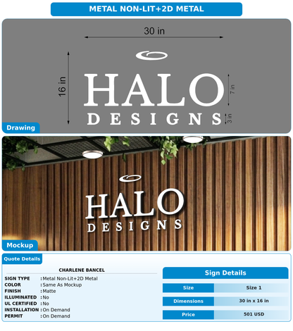 CUSTOM MOCKUP SIGN FOR Charlene Bancel