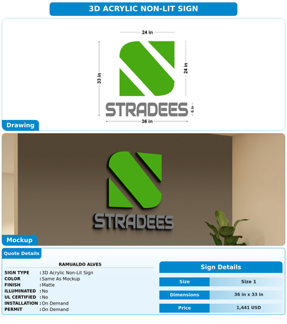 CUSTOM MOCKUP SIGN FOR Ramualdo alves