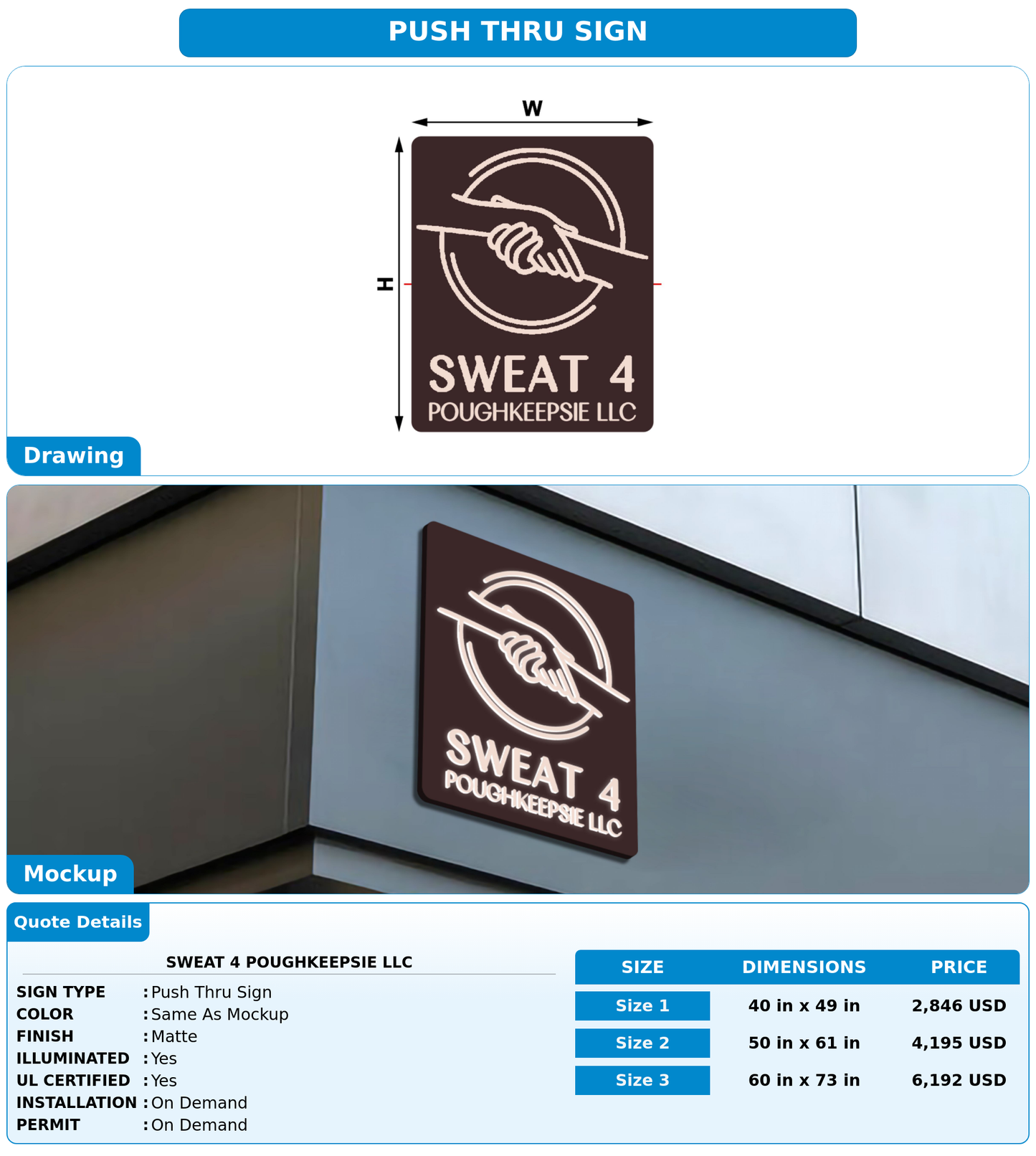 CUSTOM MOCKUP SIGN FOR SWEAT 4 POUGHKEEPSIE LLC