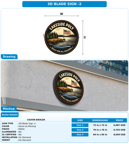 CUSTOM MOCKUP SIGN FOR Colton Biehler