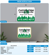 CUSTOM MOCKUP SIGN FOR Andi Johnson