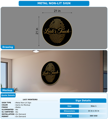 CUSTOM MOCKUP SIGN FOR Lucy Monteiro