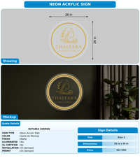 CUSTOM MOCKUP SIGN FOR Butsara Carman