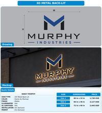 CUSTOM MOCKUP SIGN FOR Nancy Murphy