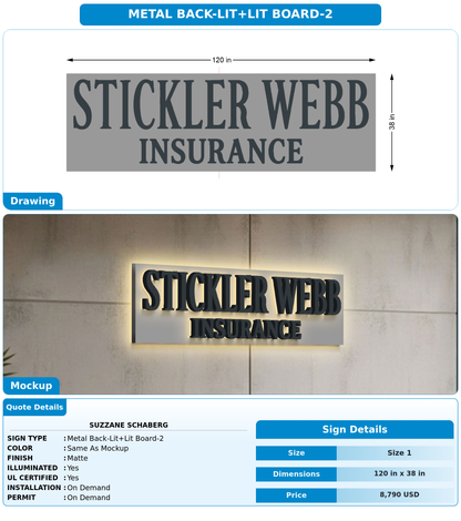 CUSTOM MOCKUP SIGN FOR Suzzane Schaberg