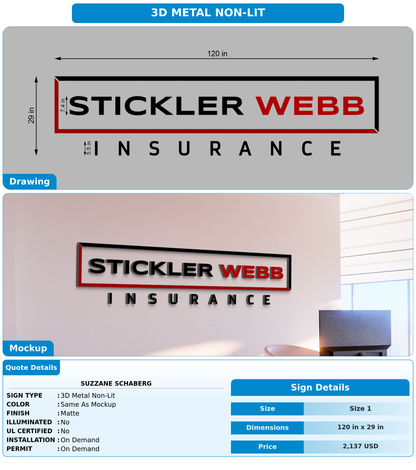 CUSTOM MOCKUP SIGN FOR Suzzane Schaberg
