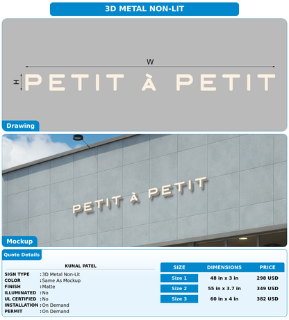 CUSTOM MOCKUP SIGN FOR Kunal Patel