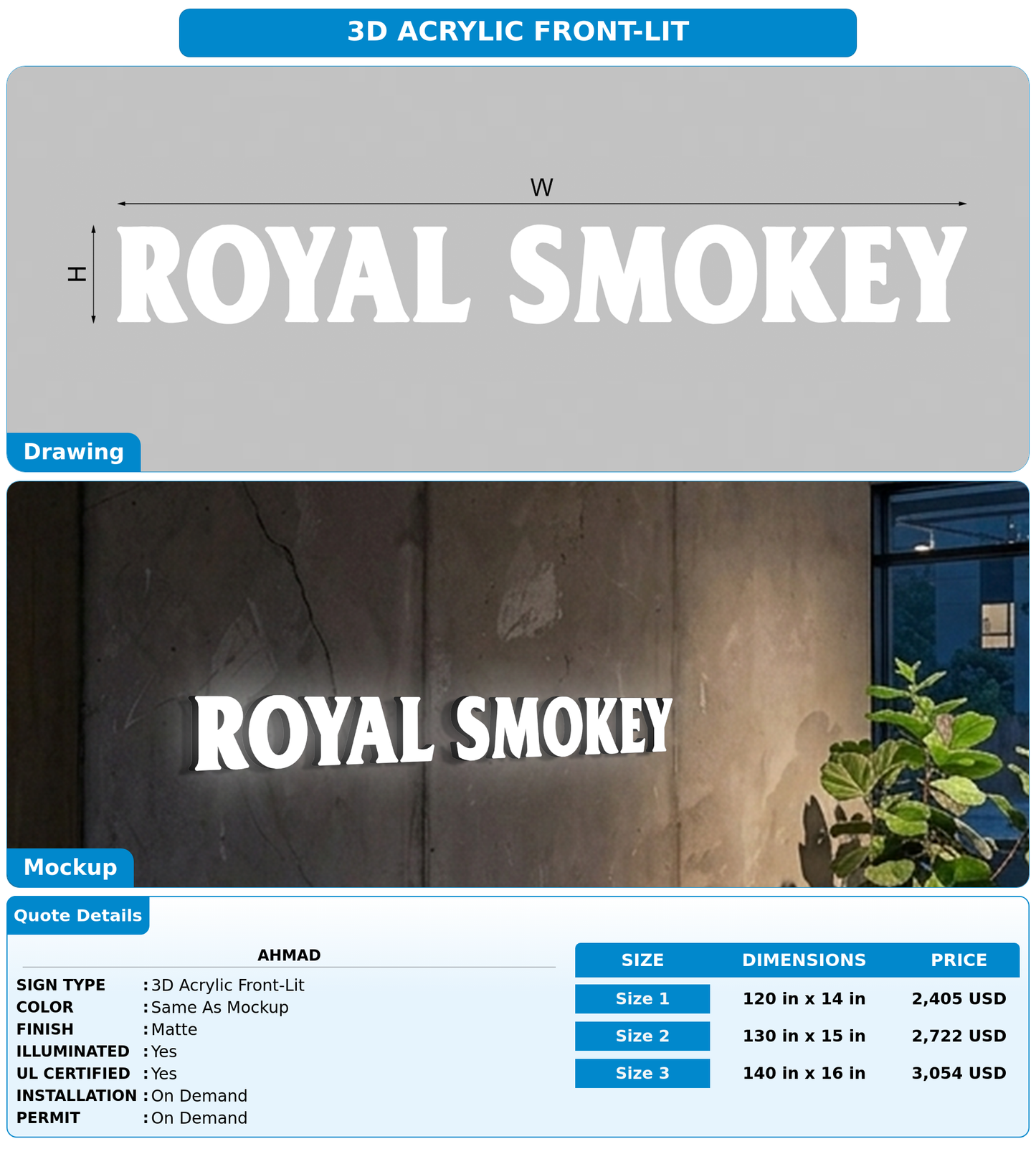 CUSTOM MOCKUP SIGN FOR ahmad