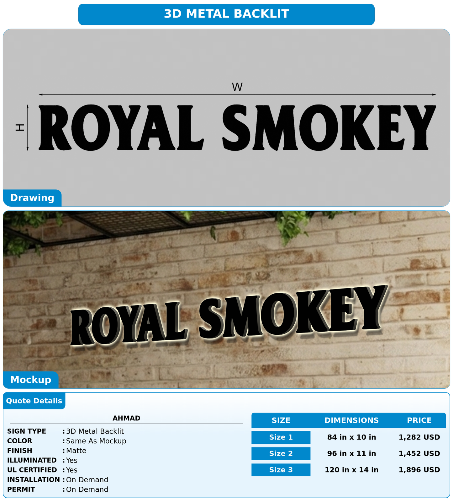 CUSTOM MOCKUP SIGN FOR ahmad