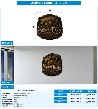 CUSTOM MOCKUP SIGN FOR Kasandra lookhart
