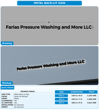 CUSTOM MOCKUP SIGN FOR Eduardo Farias