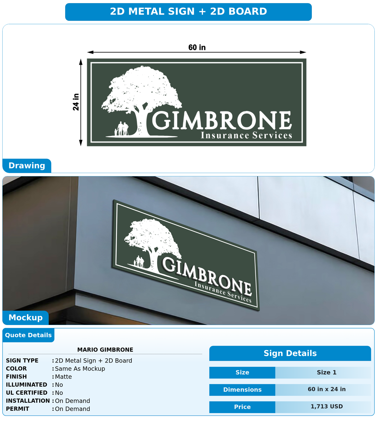 CUSTOM MOCKUP SIGN FOR Mario Gimbrone