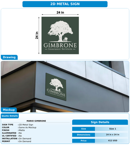 CUSTOM MOCKUP SIGN FOR Mario Gimbrone