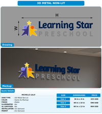 CUSTOM MOCKUP SIGN FOR Michelle Lally