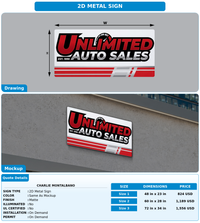 CUSTOM MOCKUP SIGN FOR charlie Montalbano