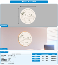 CUSTOM MOCKUP SIGN FOR Ashley Lemmons