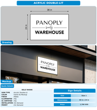 CUSTOM MOCKUP SIGN FOR Kelly Rhode