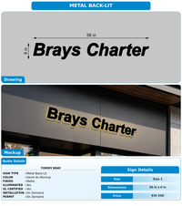 CUSTOM MOCKUP SIGN FOR Tommy Bray