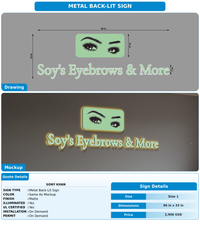 CUSTOM MOCKUP SIGN FOR Sony Khan
