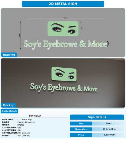 CUSTOM MOCKUP SIGN FOR Sony Khan