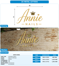 CUSTOM MOCKUP SIGN FOR Annie Borba