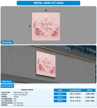 CUSTOM MOCKUP SIGN FOR Lynisha Wood