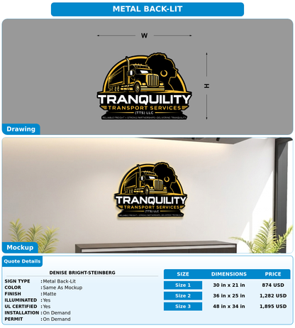 CUSTOM MOCKUP SIGN FOR Denise Bright-Steinberg