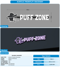CUSTOM MOCKUP SIGN FOR Salman chaudhry