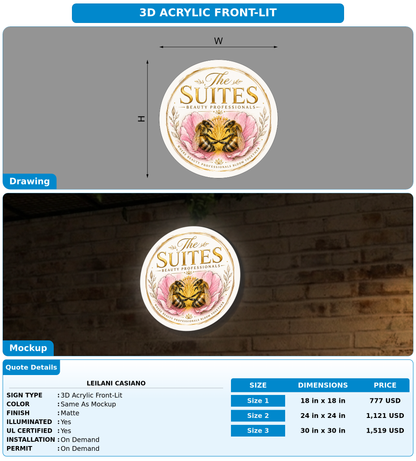CUSTOM MOCKUP SIGN FOR Leilani casiano