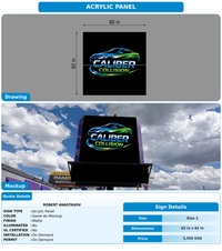 CUSTOM MOCKUP SIGN FOR Robert Anastasov