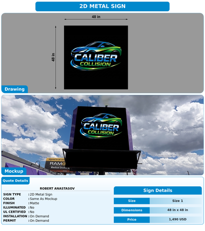 CUSTOM MOCKUP SIGN FOR Robert Anastasov
