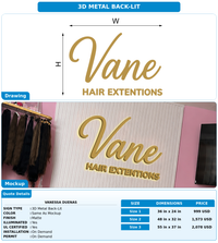 CUSTOM MOCKUP SIGN FOR Vanessa duenas