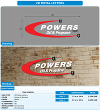 CUSTOM MOCKUP SIGN FOR Toni Powers