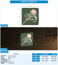 CUSTOM MOCKUP SIGN FOR Sacorya