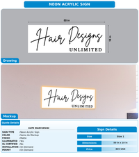 CUSTOM MOCKUP SIGN FOR Kate Marchesini