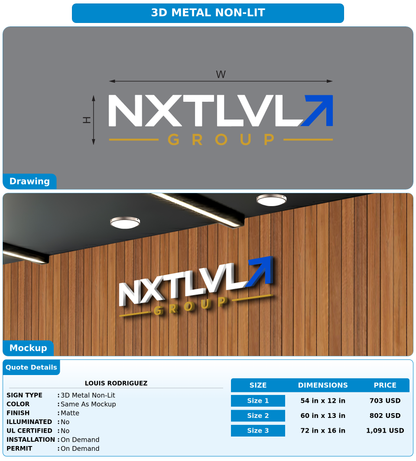 CUSTOM MOCKUP SIGN FOR Louis Rodriguez