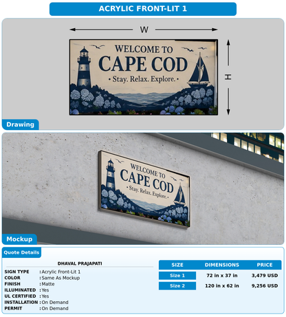 CUSTOM MOCKUP SIGN FOR Dhaval Prajapati