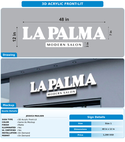 CUSTOM MOCKUP SIGN FOR Jessica Paulsen