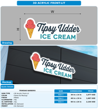 CUSTOM MOCKUP SIGN FOR Trinidad Barberis