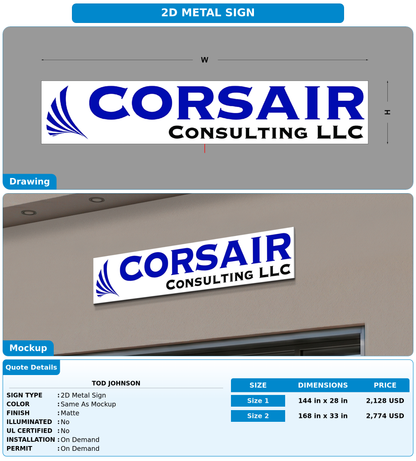 CUSTOM MOCKUP SIGN FOR Tod Johnson