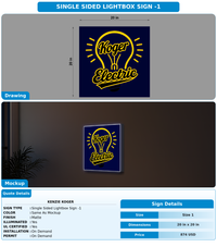 CUSTOM MOCKUP SIGN FOR Kenzie Koger