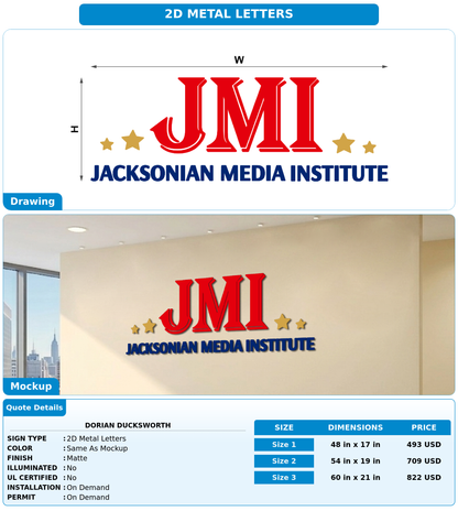CUSTOM MOCKUP SIGN FOR Dorian Ducksworth